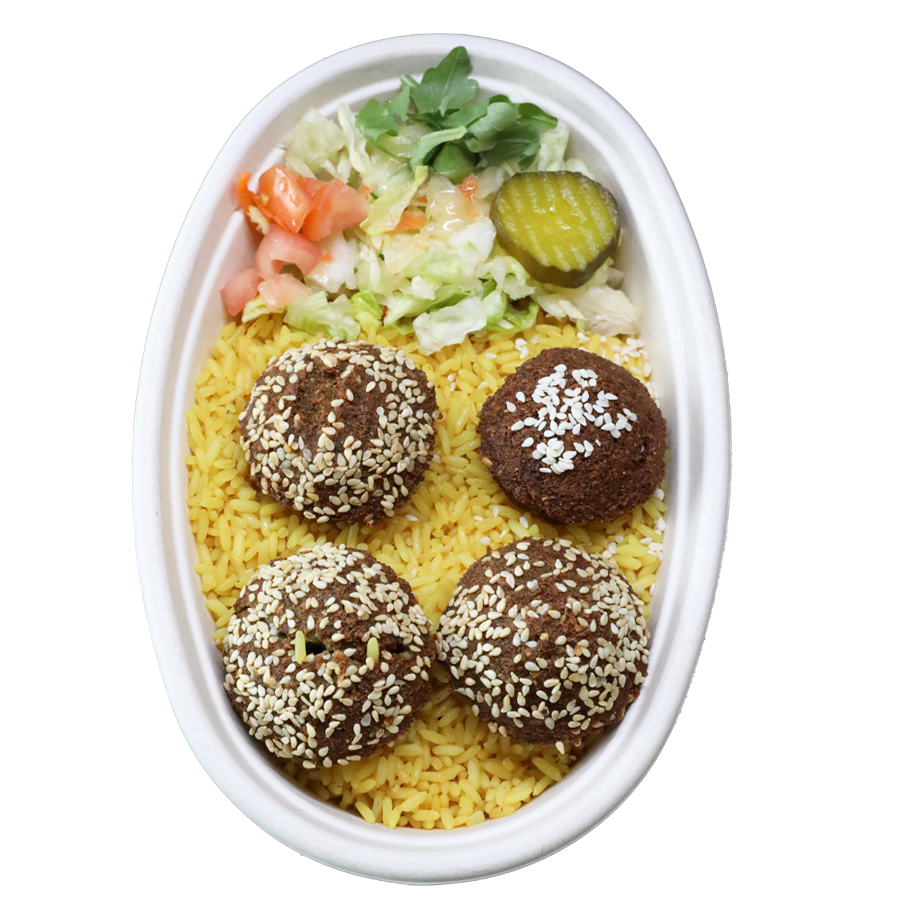 Stuffed Falafel Platter