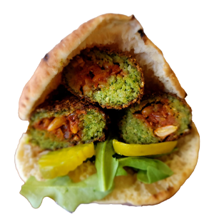 Stuffed Falafel Pita