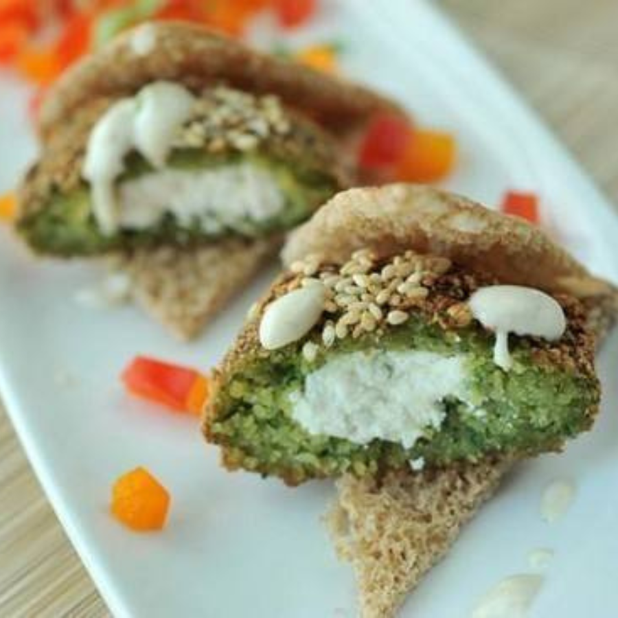 Cheese Stuffed Falafel